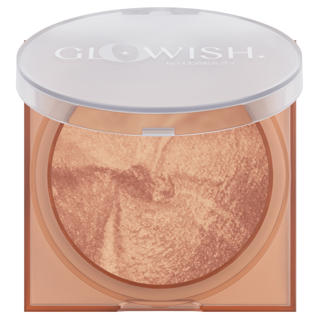 Huda Beauty GloWish Soft Radiance Bronzing Powder Mini AU Adore Beauty