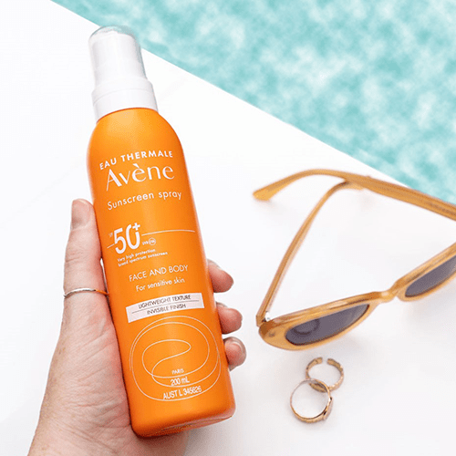 Avene Very High Protection SPF 50+ Spray Sunscreen Review - Heart