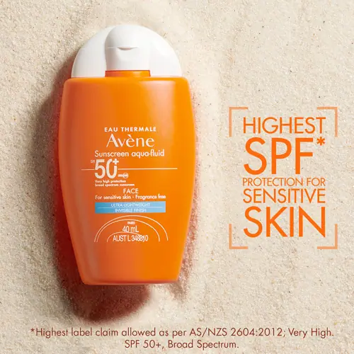Avène Sunscreen Aqua-fluid SPF50+ 40ml