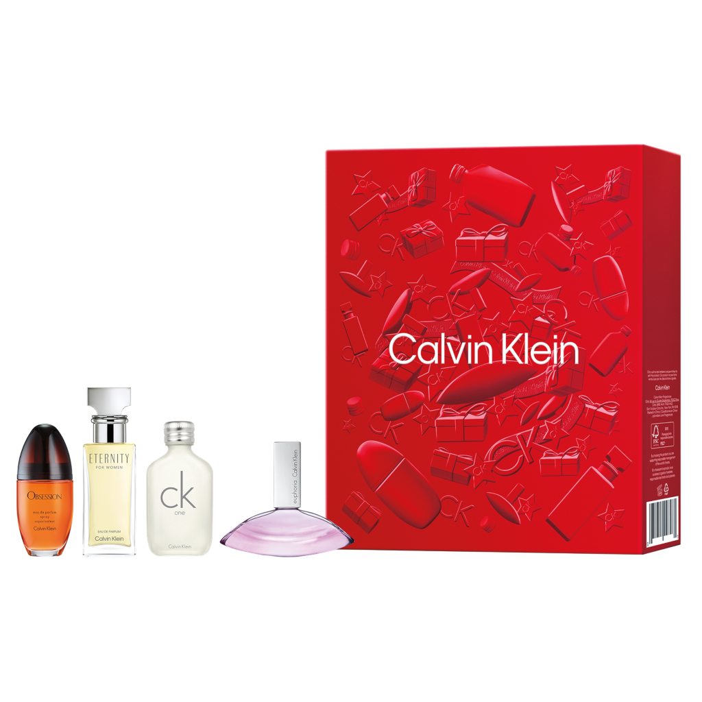 Calvin Klein Women's Fragrance Set 4 x 15ml AU Adore Beauty