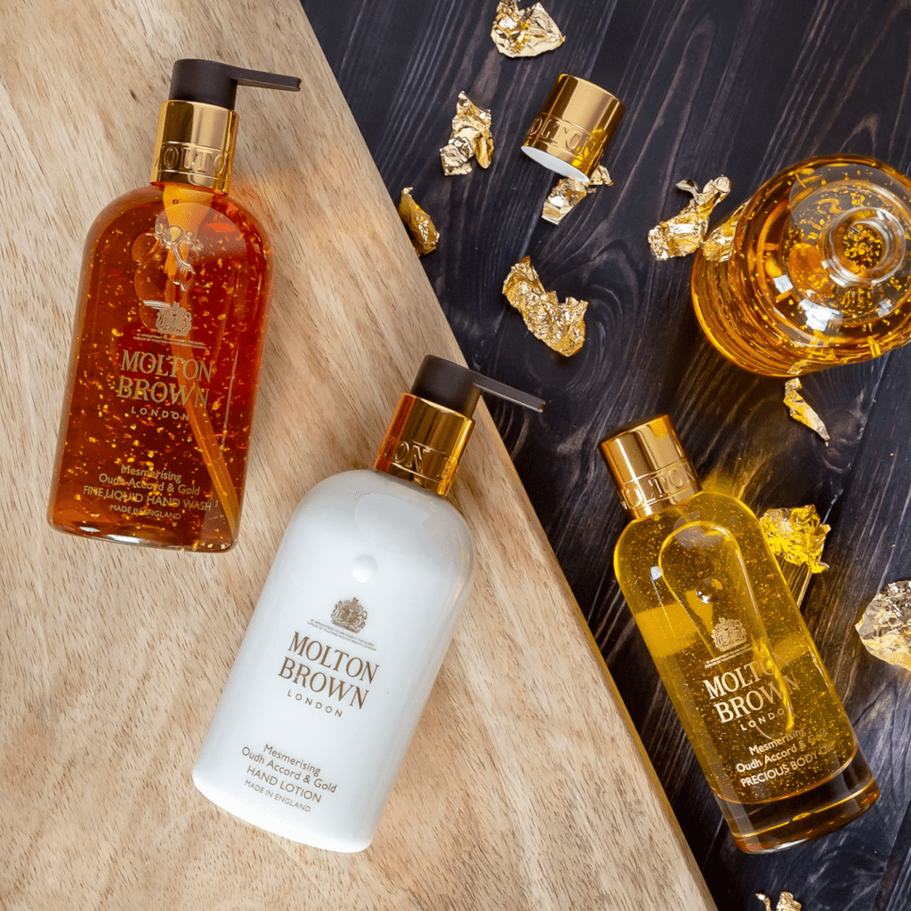 Molton Brown Oudh Accord & Gold Bath Oil 200ml AU Adore Beauty