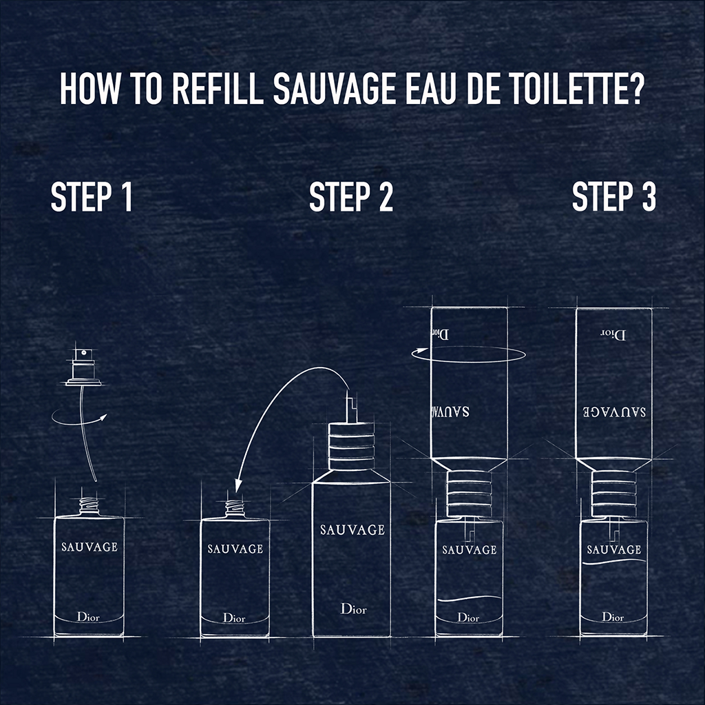 DIOR Sauvage Eau de Toilette Refill 300ml