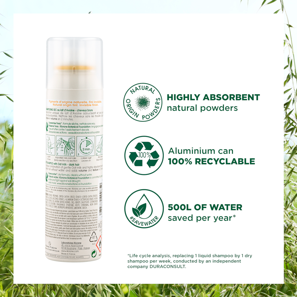 Klorane Tinted Dry Shampoo With Oat Milk 150ml AU Adore Beauty