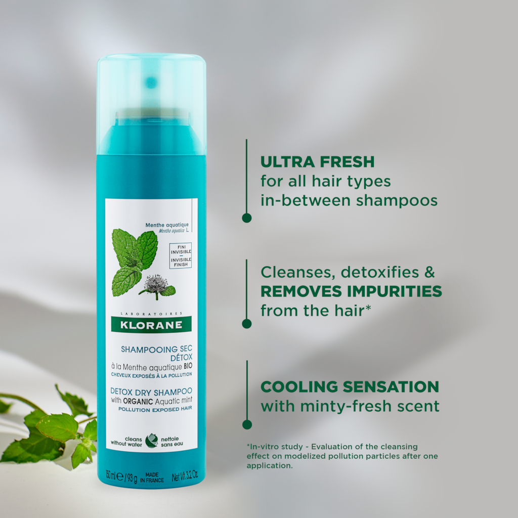 Klorane Dry Shampoo with Aquatic Mint 150ml