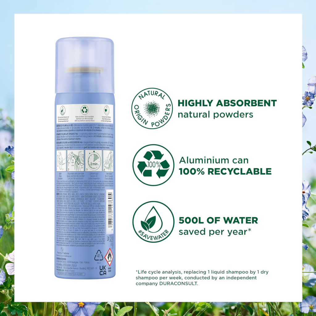 Klorane Dry Shampoo Flax XL Volume Adore Beauty