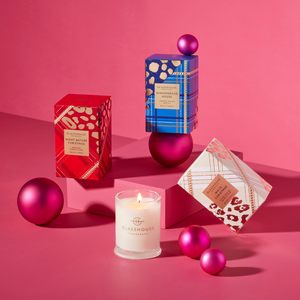 Glasshouse Fragrances Christmas Night Before Christmas, White