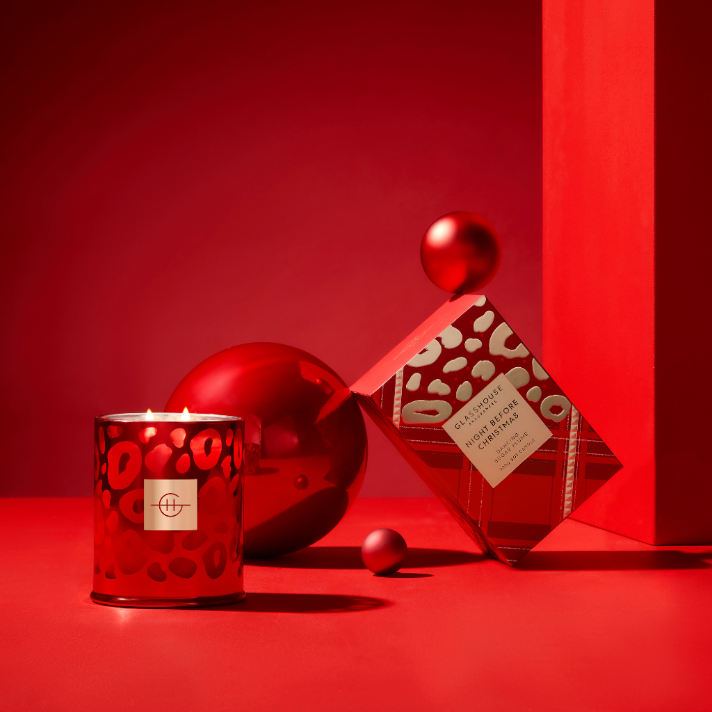 Glasshouse Fragrances Christmas Night Before Christmas Candle 380g AU