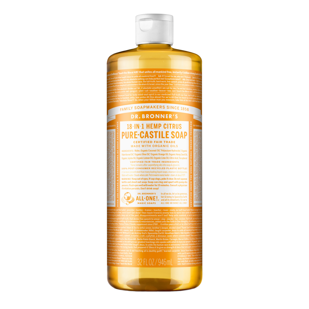 Dr cheap bronner castile