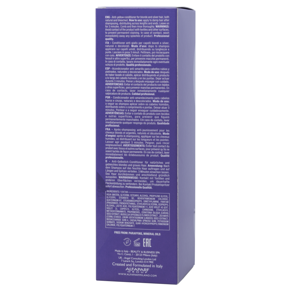 Alfaparf Milano Semi di Lino Blonde Anti-Yellow Conditioner 200 ml