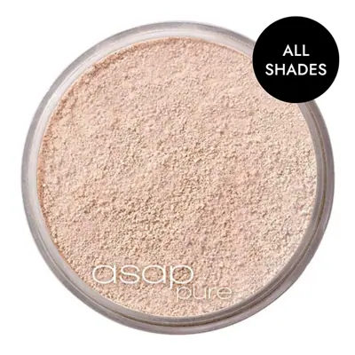 asap pure mineral foundation - available in 5 shades