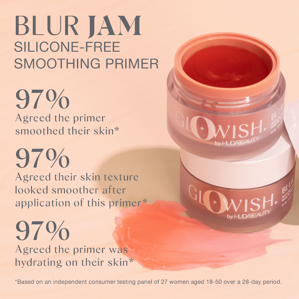 Huda Beauty GloWish Blur Jam Primer 26ml Adore Beauty