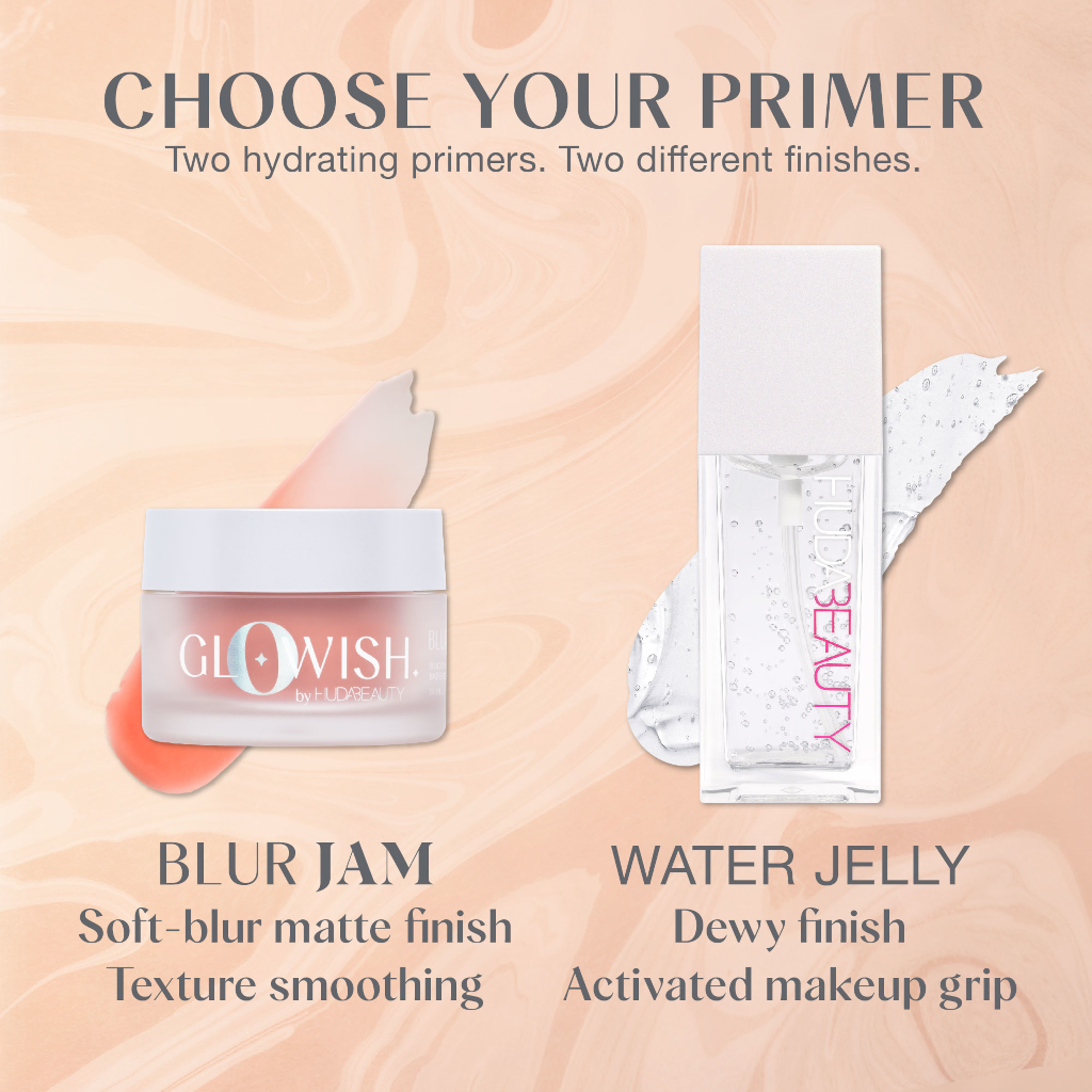 Huda Beauty GloWish Blur Jam Primer 26ml Adore Beauty