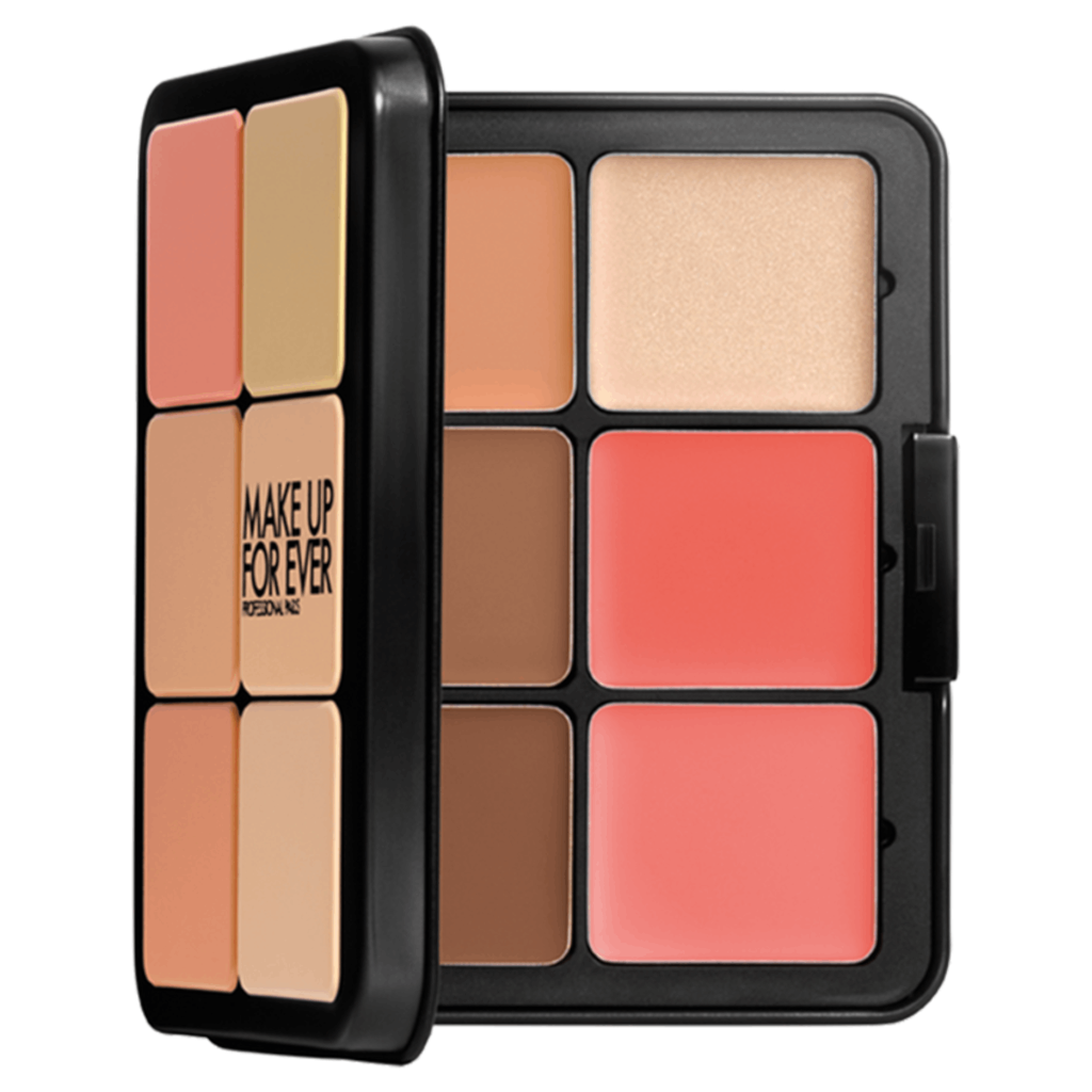 MAKE UP FOR EVER HD SKIN PALETTE 6色入り HD Skin Face Essentials Palette with Highlighter - Palettes