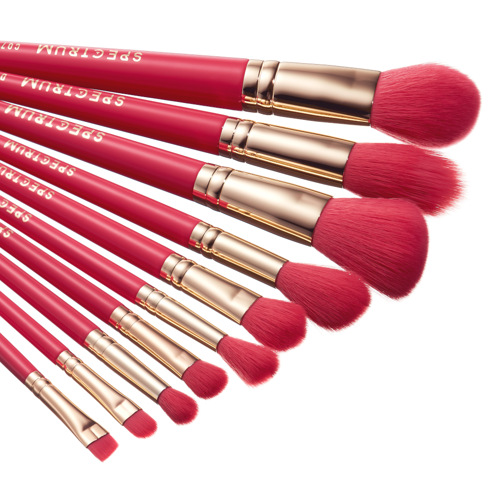 Spectrum Jemma Lewis 10 Piece Brush Set in Tube Velvet Rose AU