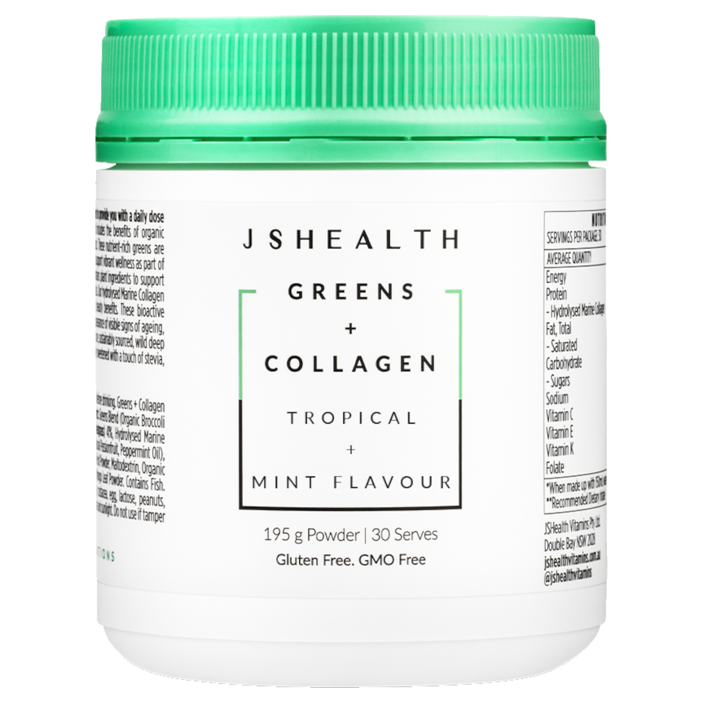 JSHEALTH Greens + Collagen 195g