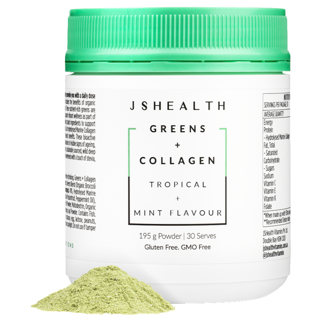 JSHEALTH Greens + Collagen 195g