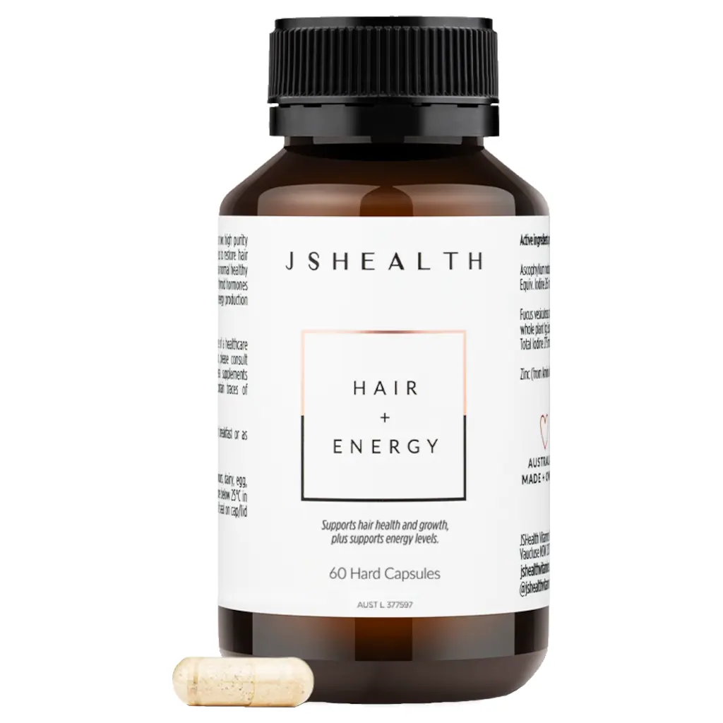 JSHealth Hair + Energy 60 Capsules
