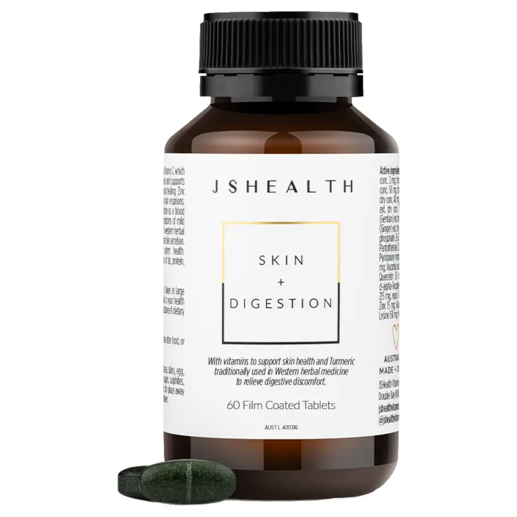 JSHEALTH Skin + Digestion Formula - 60 Tablets
