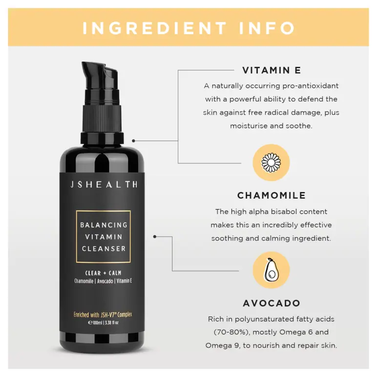JSHEALTH Balancing Vitamin Cleanser 100ml