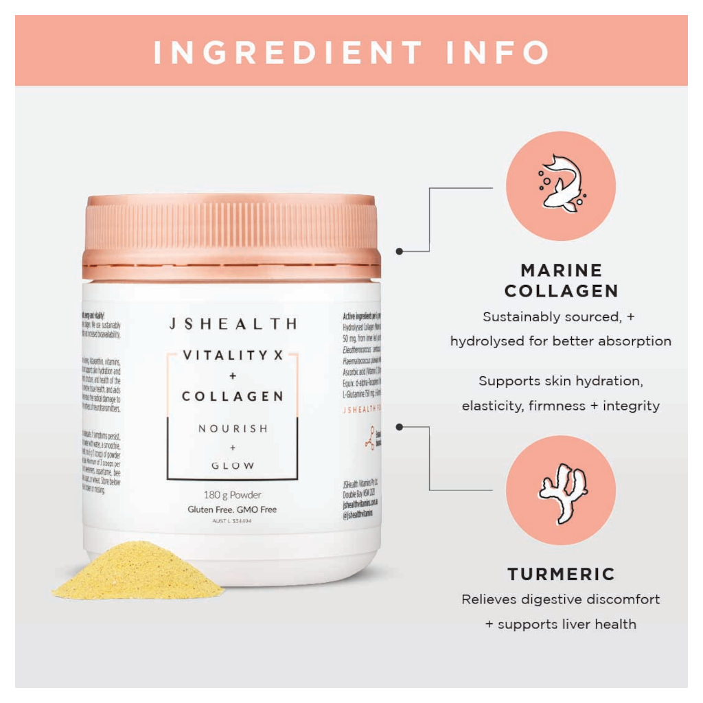 JSHEALTH Vitality X + Collagen 180g AU | Adore Beauty