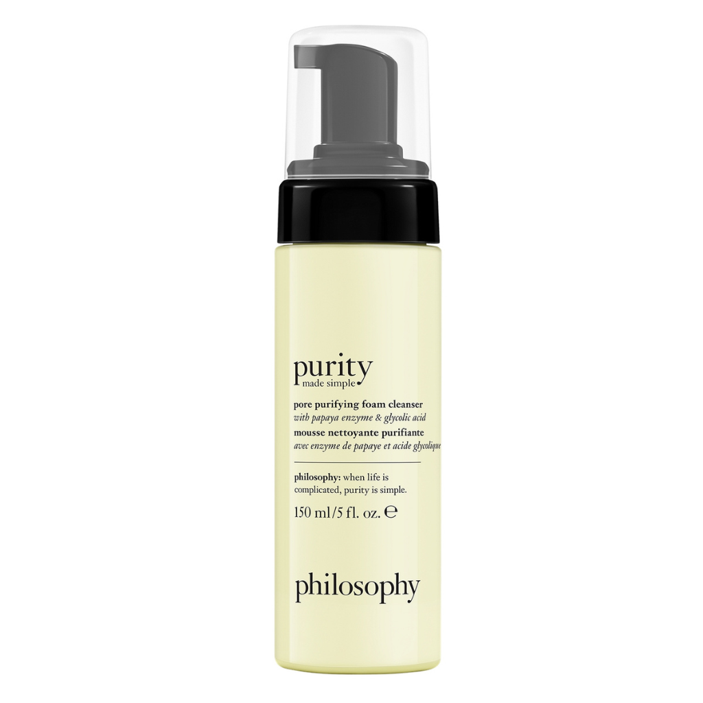 philosophy purity pore foaming cleanser