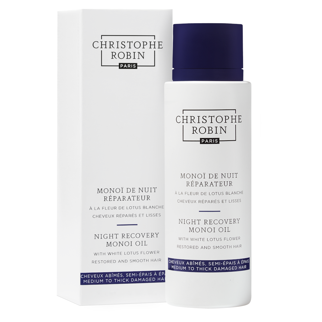 Christophe Robin Night Recovery Monoi Oil with White Lotus Flower 92gm
