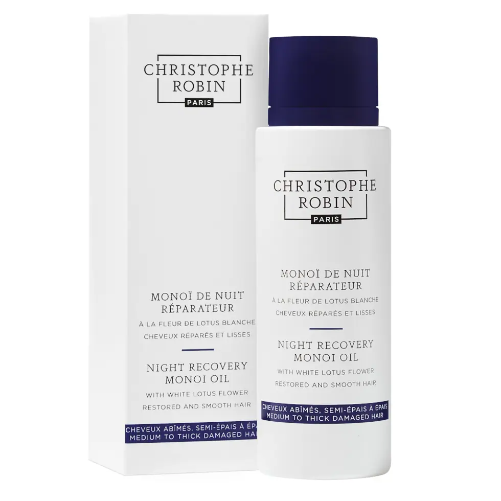 Christophe Robin Night Recovery Monoi Oil with White Lotus Flower 92gm