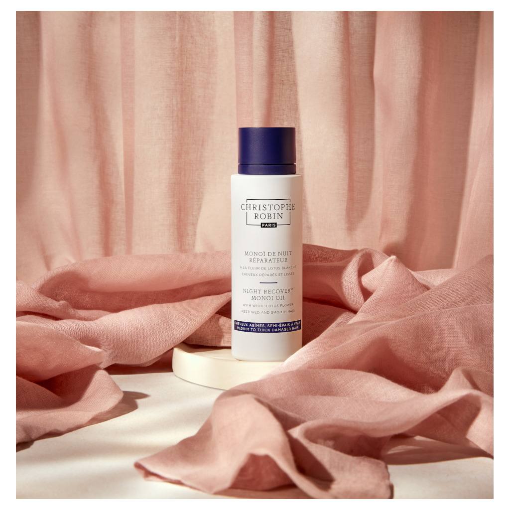 Christophe Robin Night Recovery Monoi Oil with White Lotus Flower 92gm