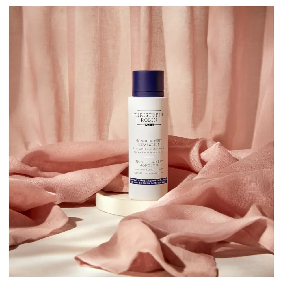 Christophe Robin Night Recovery Monoi Oil with White Lotus Flower 92gm
