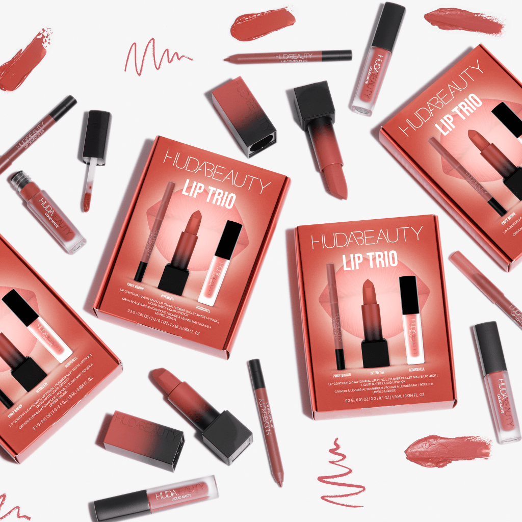 Huda Beauty Bombshell Lip Trio Set AU Adore Beauty