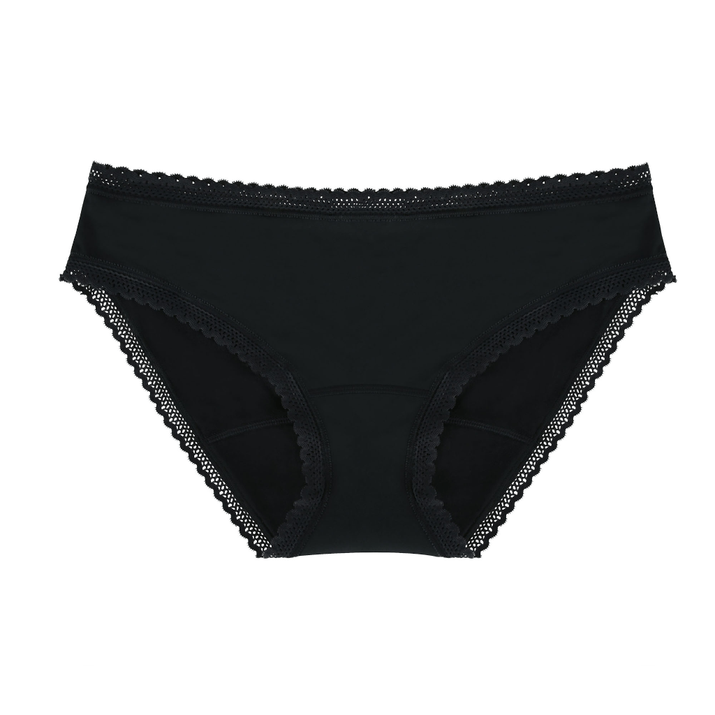 Love Luna Period Underwear Bikini Brief - Black AU