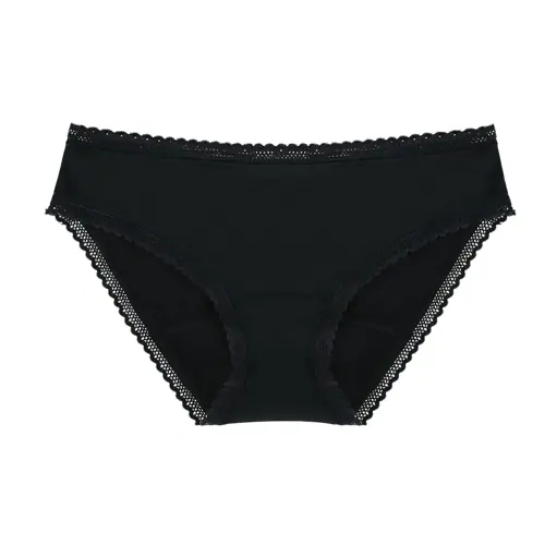 Love Luna Period Underwear Bikini Brief - Black