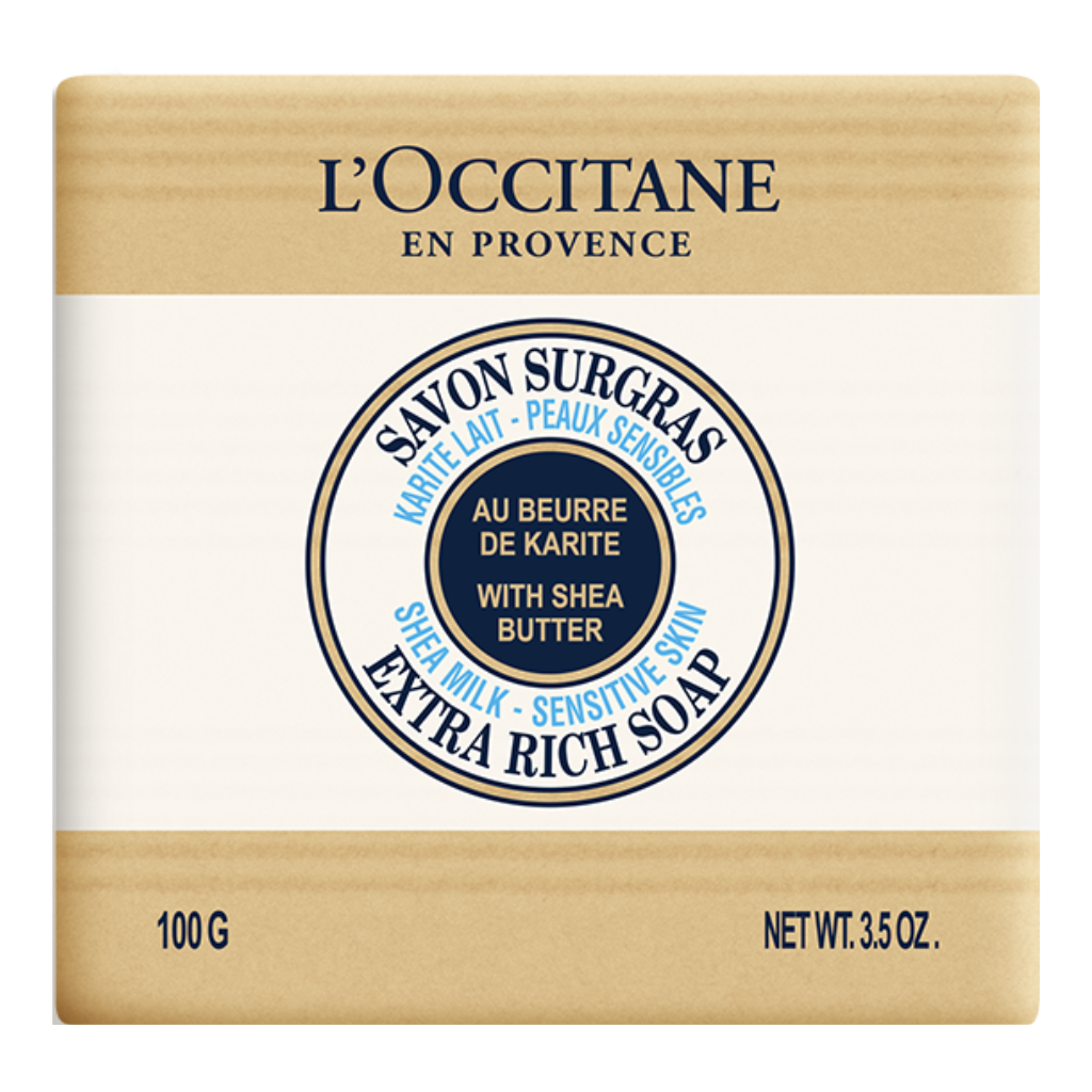 L'Occitane Extra-Gentle Milk Soap with Shea  - 100g