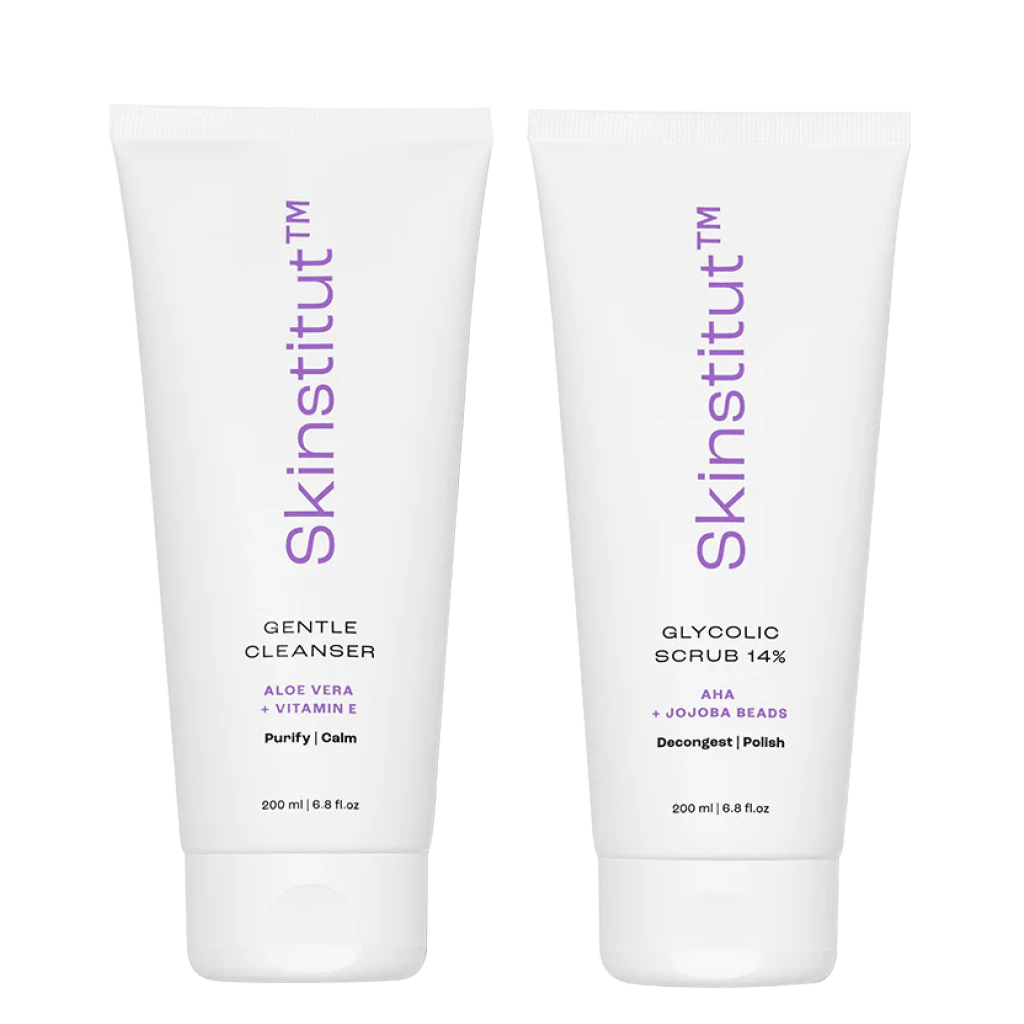Skinstitut Cleanser & Scrub Duo Bundle AU Adore Beauty