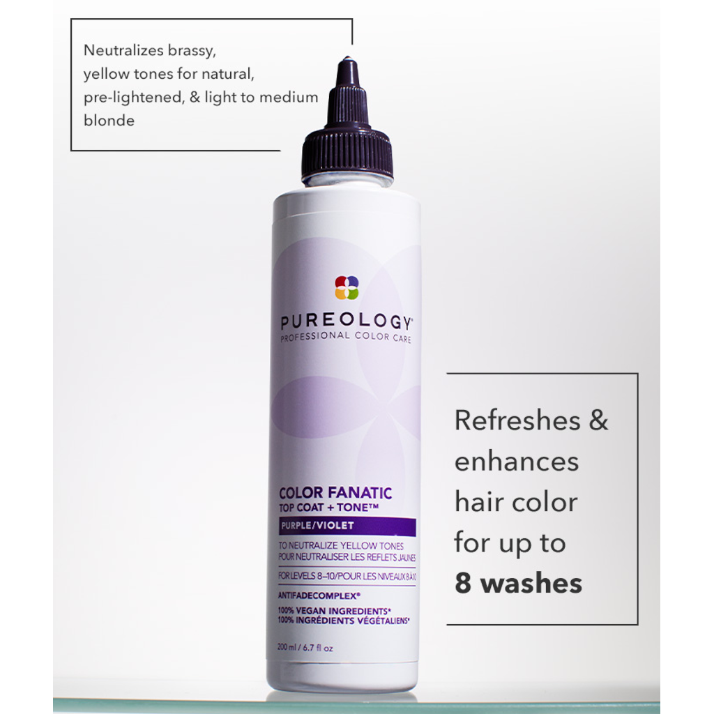 Pureology Top Coat and Glaze Purple 200ml