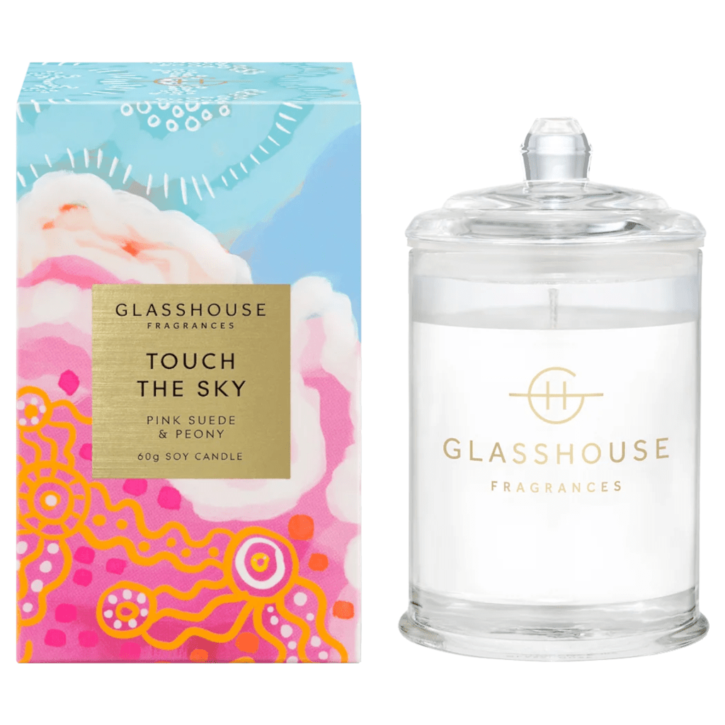 Glasshouse Fragrances TOUCH THE SKY 60g SOY CANDLE AU Adore Beauty