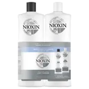 Nioxin System 1 - 1 Litre Duo Pack by Nioxin