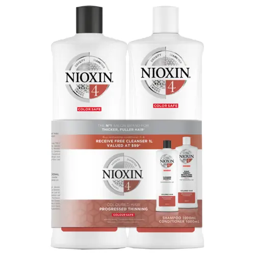 Nioxin System 4 - 1 Litre Duo Pack