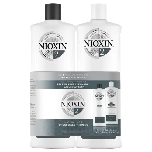 Nioxin System 2 - 1 Litre Duo Pack