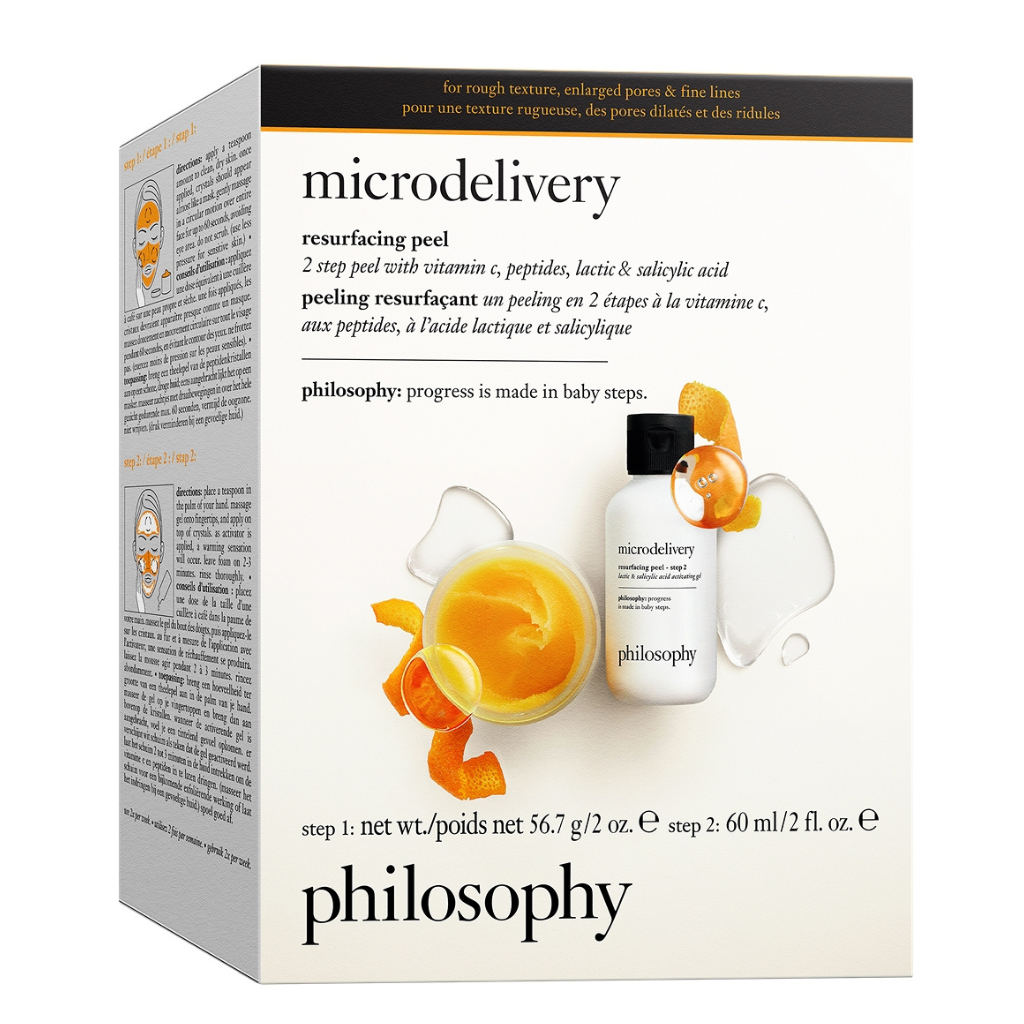 philosophy the microdelivery Resurfacing Peel Kit 56.7g + 60ml