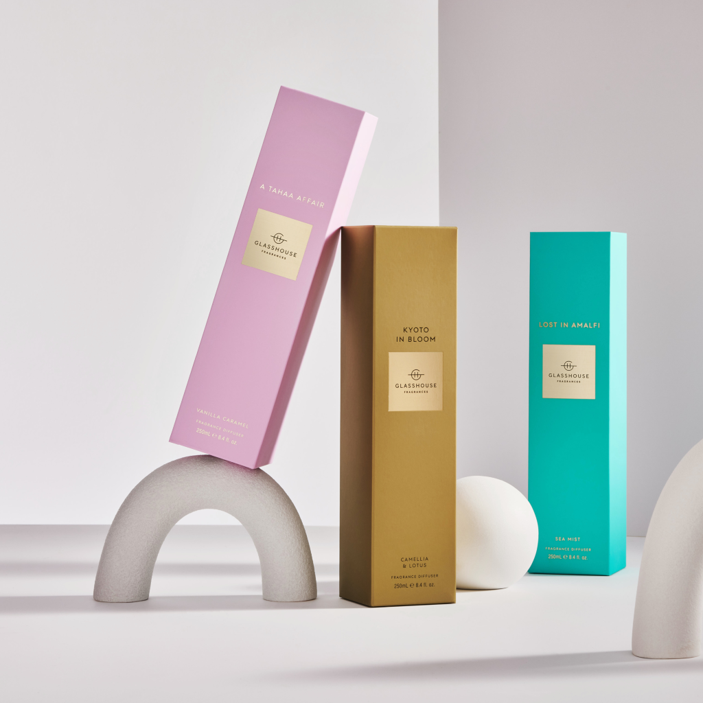Glasshouse Fragrances KYOTO IN BLOOM 250mL Fragrance Diffuser
