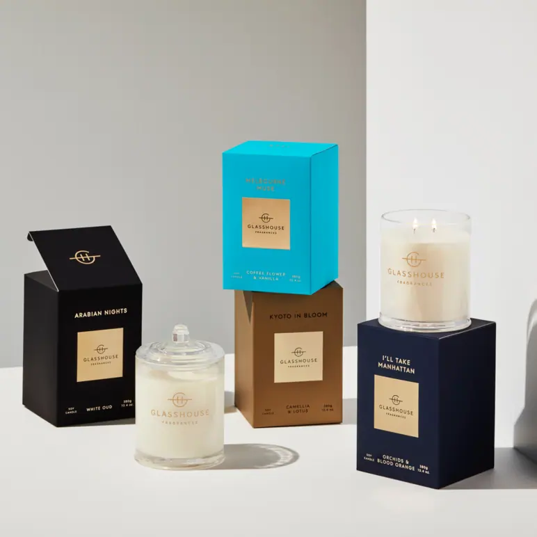 Glasshouse Fragrances MELBOURNE MUSE 380g Soy Candle