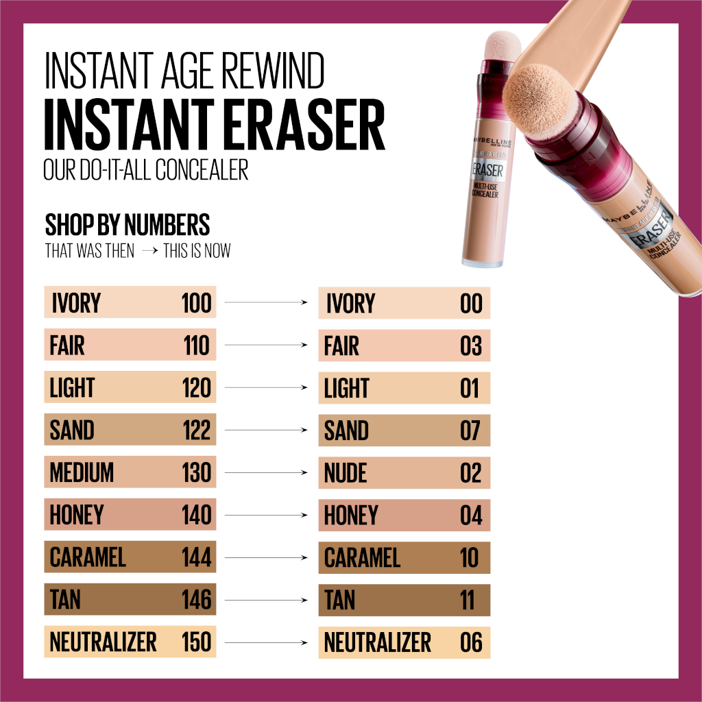 Maybelline Eraser Multi Use Concealer Shades Online Dakora co