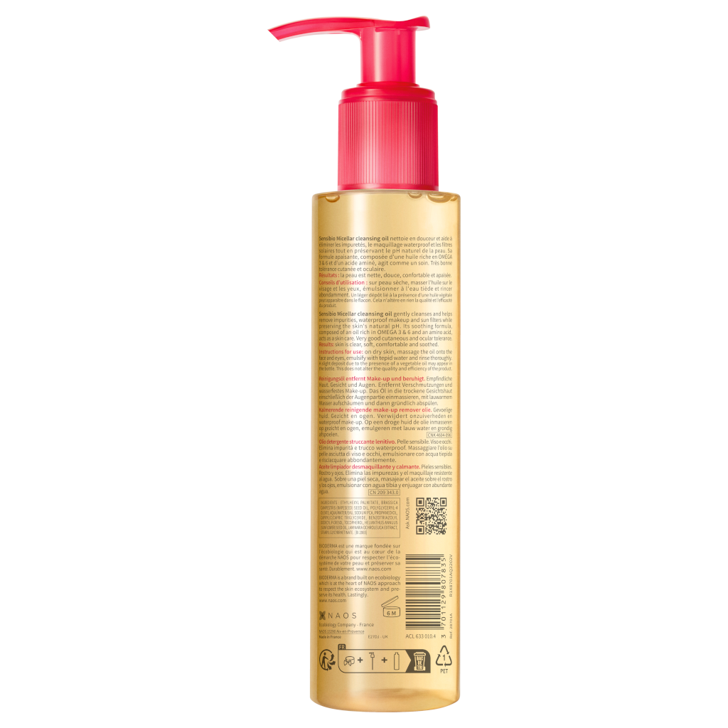 Bioderma Sensibio Micellar Cleansing Oil Makeup Remover for Sensitive Skin 150ml