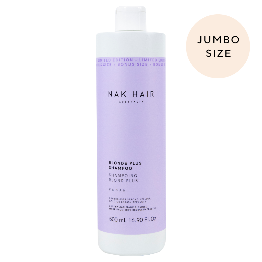 NAK Hair Blonde Plus Shampoo 500ml AU Adore Beauty