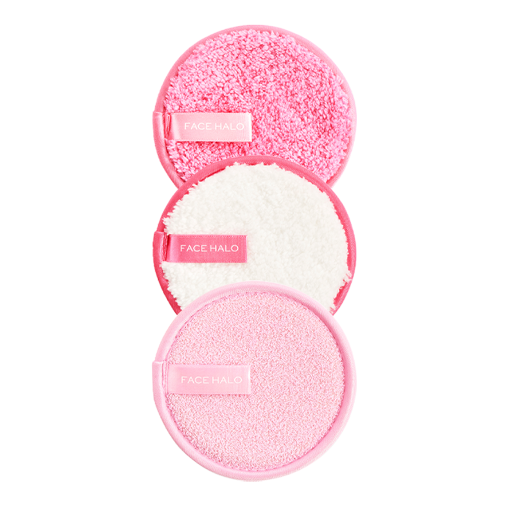 Face Halo Glow Kit Reusable cleansing pads