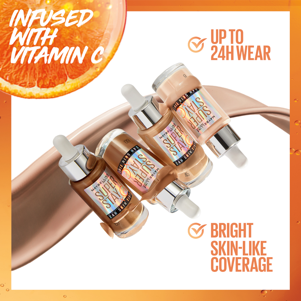 Maybelline Superstay 24H Skin Tint with Vitamin C 30ml