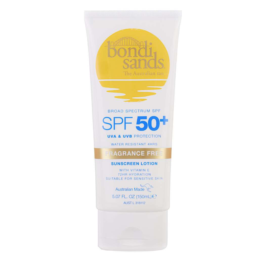 Bondi Sands SPF 50+ Fragrance Free Sunscreen Lotion 150mL