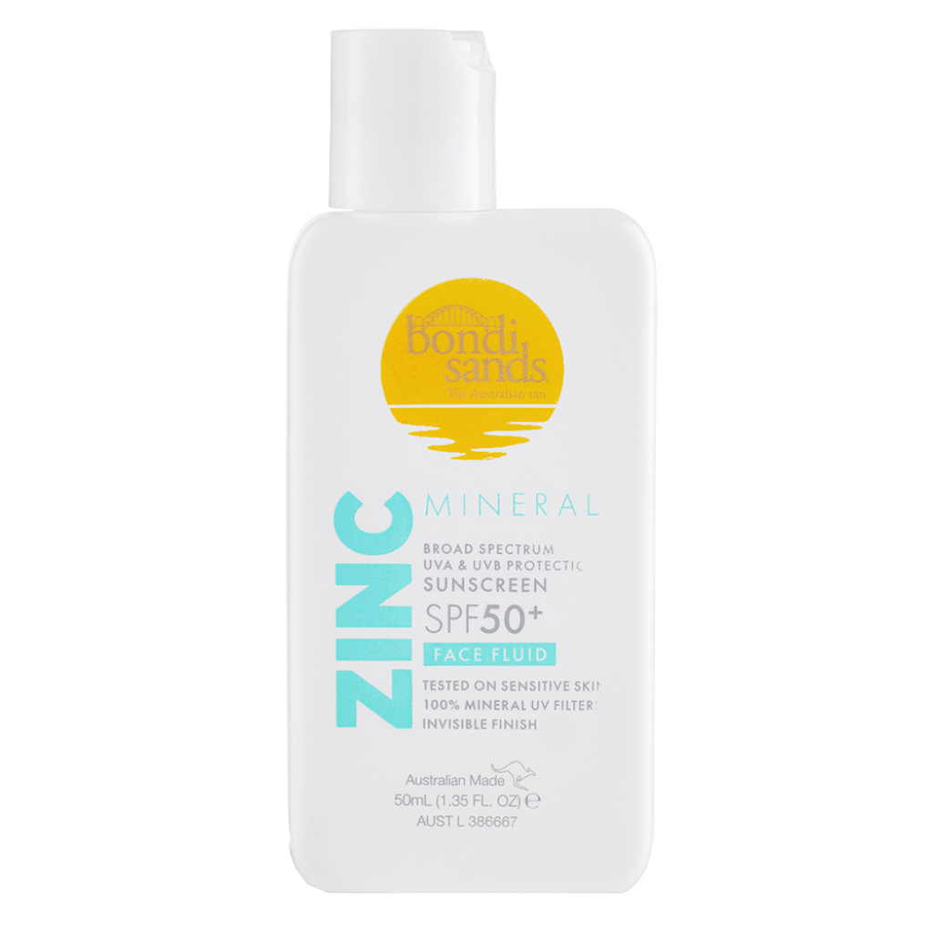 Bondi Sands SPF 50+ MINERAL FACE FLUID 50mL fluid mineral face sunscreen