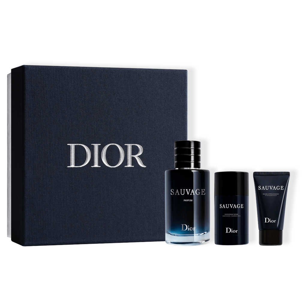DIOR Sauvage Limited Edition Mens Fragrance Set Eau De Toilette Scented  Deodorant And AfterShave Balm  MYER